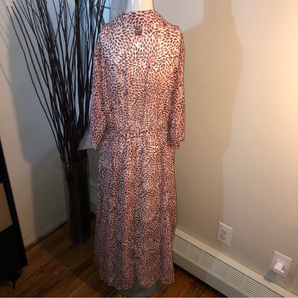 Kate and Lily 3/4 sleeve belted maxi Dress - Picture 3 of 10